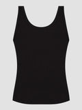 Guess Top Ribbed Knit Tank Donna W4GP59KB1O1 - Nero