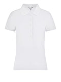 Guess Polo Liza Pique Donna W4GP61KARS0 - Bianco