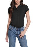 Guess Polo Liza Pique Donna W4GP61KARS0 - Nero