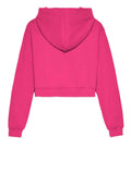 Hinnominate Felpa Cappuccio Cropped Donna HMABW00119 Fuchsia - Fuxia