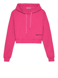 Hinnominate Felpa Cappuccio Cropped Donna HMABW00119 Fuchsia - Fuxia