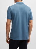 Hugo Boss Polo Uomo 50468301 Chiaro/blu Pastello - Celeste