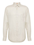 Hugo Boss Camicia Casual Uomo 50489344 - Beige