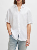 Hugo Boss Camicia Casual Uomo 50489345 - Bianco