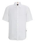 Hugo Boss Camicia Casual Uomo 50489345 - Bianco