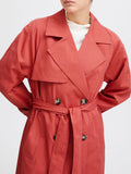 Ichi Trench Donna 20117823 - Rosso