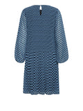 Ichi Vestito Mini Light Woven Donna 20120494 - Blu