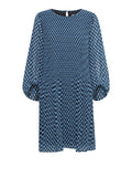 Ichi Vestito Mini Light Woven Donna 20120494 - Blu