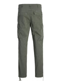 Jack e Jones Pantalone Cargo Uomo 12216664 Agave Green - Verde