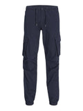 Jack e Jones Pantalone Cargo Uomo 12242264 Dark Navy - Blu