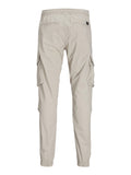 Jack e Jones Pantalone Cargo Uomo 12242264 Silver Cloud - Beige