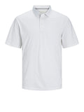 Jack e Jones Polo Uomo 12252128 Bright White - Bianco