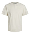 Jack e Jones T-shirt Uomo 12252639 Moonbeam - Avorio