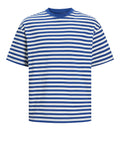 Jack e Jones T-shirt Santorini Uomo 12253961 True Blue - Celeste