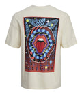 Jack e Jones T-shirt Uomo 12256930 Buttercream - Avorio