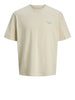 jack e jones t shirt uomo 12269986 buttercream avorio 5567963