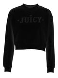 Juicy Couture Felpa Cristabelle Rodeo Crop Donna VEJB70314 - Nero