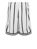 Karl Kani Shorts Sportivi Striped Mesh Uomo 6013723 - Bianco