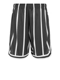 Karl Kani Shorts Sportivi Striped Mesh Uomo 6013724 - Nero