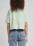 Karl Kani T-shirt Small Signature Crop Donna 6137818 Menta - Verde