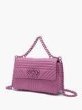 La Carrie Borsa a Mano Grate Stephy Donna 141P-BA-111-LEA Lips - Fuxia