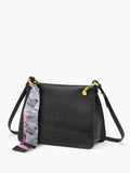 La Carrie Borsa a Tracolla Drilled Logo Med Donna 141P-BM-330-TBL - Nero