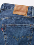 Levis Jeans Regular 501 Uomo 00501 Med Indigo - Finitura Piatta - Denim