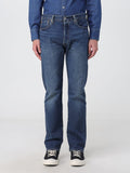 Levis Jeans Regular 501 Uomo 00501 Indaco Scuro - Worn in - Denim