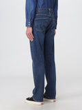 Levis Jeans Regular 501 Uomo 00501 Indaco Scuro - Worn in - Denim