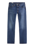 Levis Jeans Regular 501 Uomo 00501 Indaco Scuro - Worn in - Denim