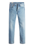 Levis Jeans Regular 501 Uomo 00501 Indaco Chiaro - Worn in - Denim