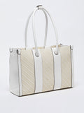 Liu Jo Borsa Shopper L Tote Donna AA4097T6476 Off White - Bianco