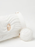 Liu Jo Borsa a Tracolla M Crossbody Donna AA4264E0036 Off White - Bianco