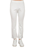 Liu Jo Pantalone Zampa Pantalone Jogger Jersey Donna TA4073JS182 Light Ivory - Bianco