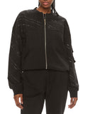 Liu Jo Felpa Zip Donna TA4169FS090 - Nero