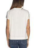 Liu Jo T-shirt Donna TA4194JS360 Lt.ivory/necklace - Bianco