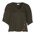 Liu Jo T-shirt Donna TA4201JS360 Lichene - Verde