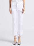 Liu Jo Pantalone Trombetta Fly Reg.W.Braid Donna UA4147T3546 - Bianco