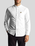 Lyle & Scott Camicia Casual Oxford Uomo LW1302VOG - Bianco