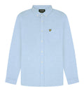 Lyle & Scott Camicia Casual Oxford Uomo LW1302VOG Riviera - Celeste