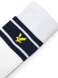 Lyle & Scott Calzini Grant Pack Of 3 Uomo SPRTSK504 - Bianco