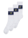 Lyle & Scott Calzini Grant Pack Of 3 Uomo SPRTSK504 - Bianco