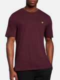 Lyle & Scott T-shirt Slub Uomo TS1804V Borgogna - Bordeaux