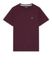 /enlyle scott t shirt slub uomo ts1804v borgogna bordeaux 9975938