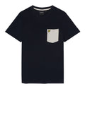 Lyle & Scott T-shirt Uomo TS831VOG Marina Scura/cove - Blu