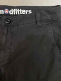 Modfitters Pantalone Cargo Uomo GALWAY POPELINE Ghost - Blu