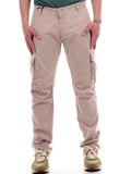 Modfitters Pantalone Cargo Uomo GALWAY POPELINE - Avorio