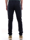 Modfitters Pantalone Chino Uomo SOHO POPELINE Dark Navy - Blu