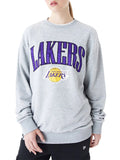 New Era Felpa Los Angeles Lakers Uomo 60435433 Grey Med - Grigio