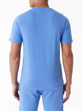 New Era T-shirt Uomo 60435480 Med Blue - Celeste